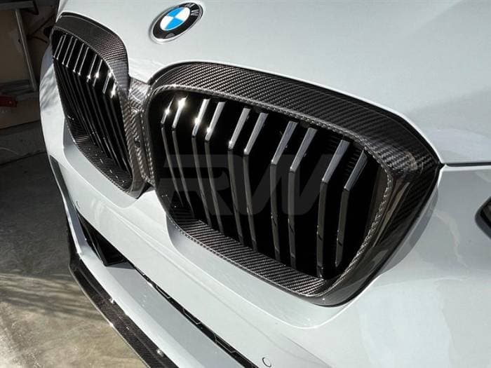 BMW G01 G02 F97 F98 LCI Dual Slat Carbon Fiber Grille bmwg01014