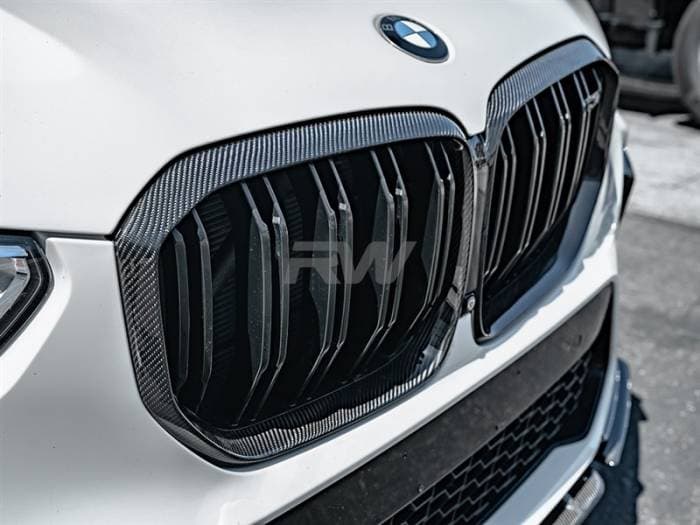 BMW F95 X5M Carbon Fiber Grille Surround bmwf95020