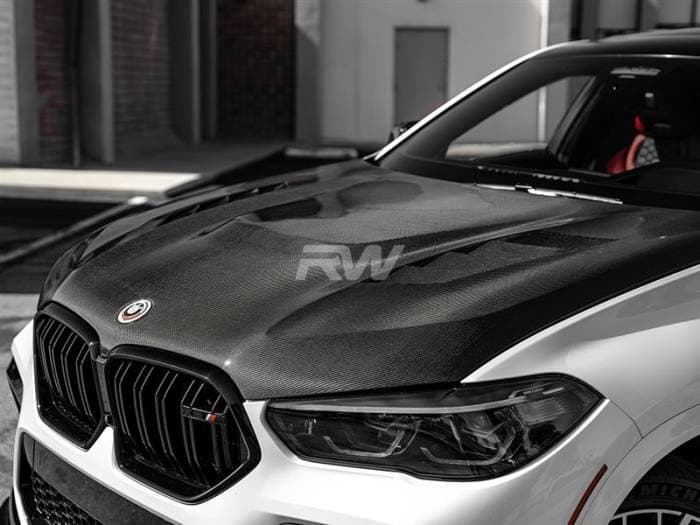 BMW G06 X6 F96 X6M Carbon Fiber Hood bmwg06004