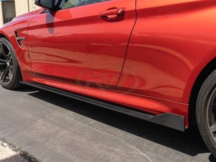 BMW F82 F83 M4 RWS CF Side Skirt Extensions bmwf8x044