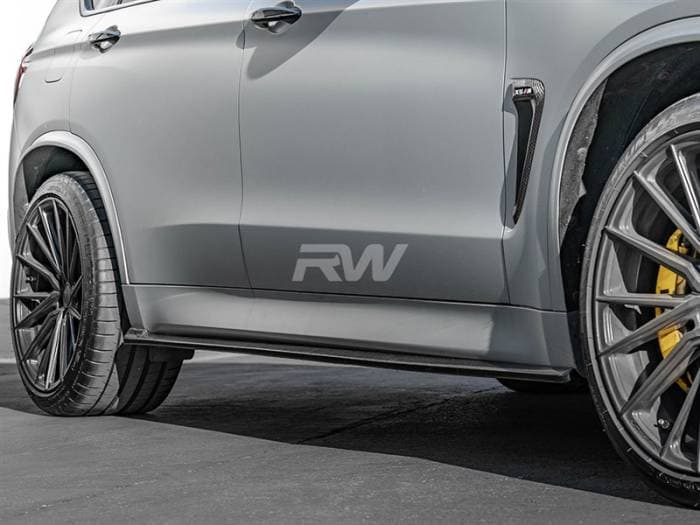 BMW F15 X5 F85 X5M CF Side Skirt Extensions bmwf8505