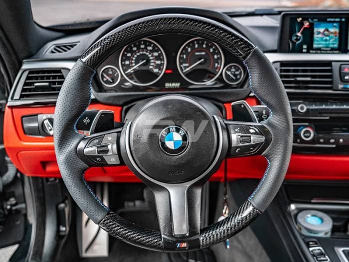 BMW F2X F3X F8X Carbon Fiber Steering Wheel Replacement bmwf8x065