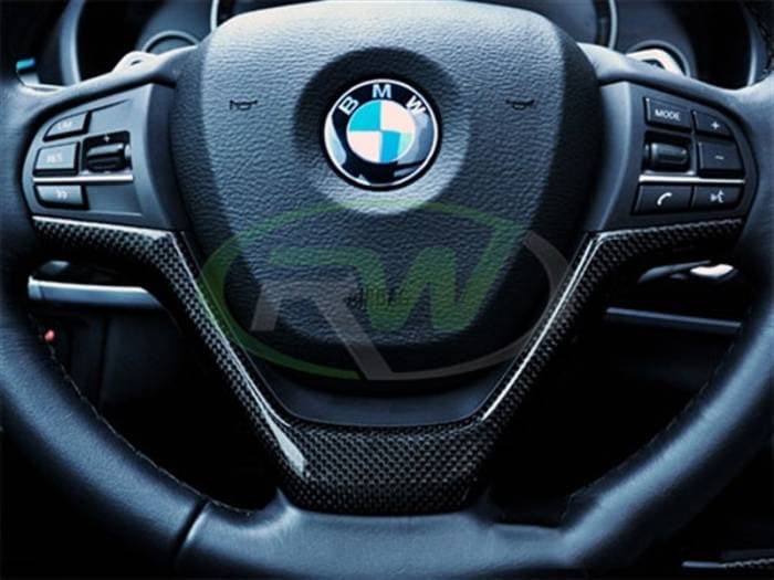 BMW F15 X5/F16 X6 CF Steering Wheel Trim bmwf15001