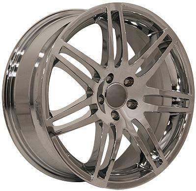 18 580 Chrome - 4 Wheel Set