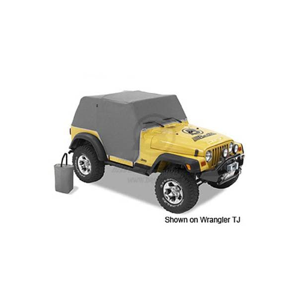 Omix Bestop All Weather Trail Cover - Charcoal - Including Stuff Sack For Storage - 81035-09