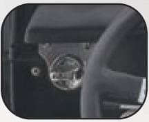 Jeep CJ Rampage Windshield Knob - Chrome - 7527