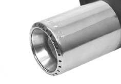 Land Rover Range Rover Remus Rear Silencer - Right Side with Exhaust Tip - Round - 709105 0580TDR