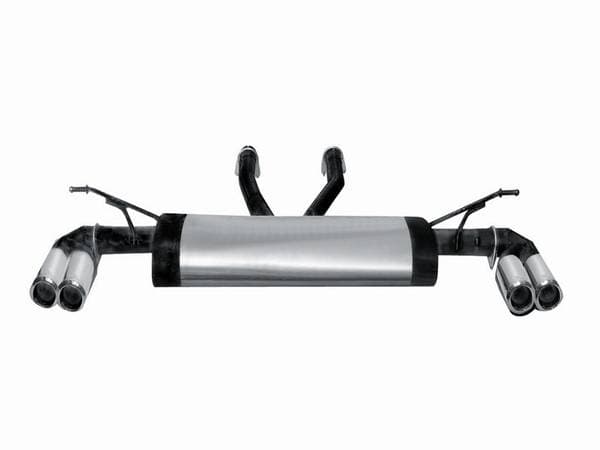 Porsche Cayenne Remus Duplix Rear Silencer with Left with Right Sides with Dual Exhaust Tips - Round - Turbo Design - 689203 1572TD