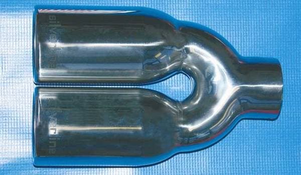 Razzi Fake Exhaust Extension Tip Kit - Stainless Steel - 196-2SS-0095