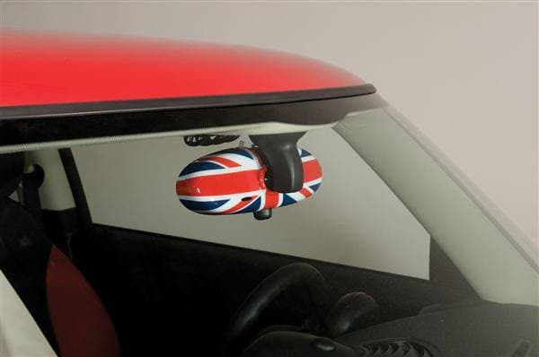 Mini Cooper Putco Chrome Union Jack Rear View Mirror Cover - 400059