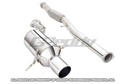 Subaru WRX Greddy Evo II Stainless Steel Catback Exhaust System - 10166603