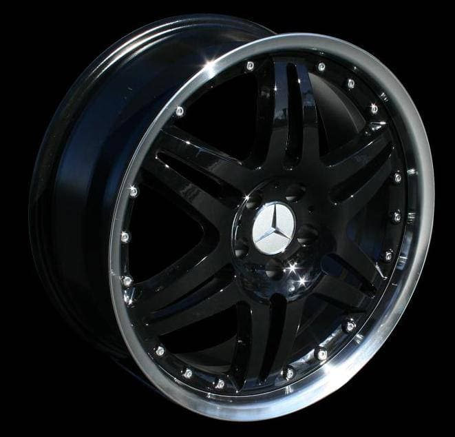 19 inch Black-Polished - 4 wheel set