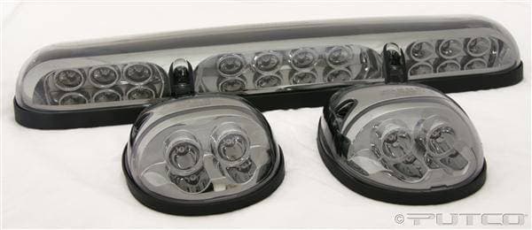 GMC Sierra Putco LED Roof Lamp Replacements - Smoke - 920511