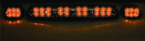 GMC Sierra IPCW LED Cab Roof Lights with Chrome Base - 3PC - LEDR-302