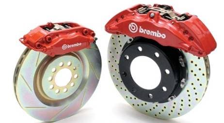 Chevrolet Corvette Brembo Gran Turismo Brake Kit with 4 Piston 345x28 Disc & 2-Piece Rotor - Rear - 2Px.8013A