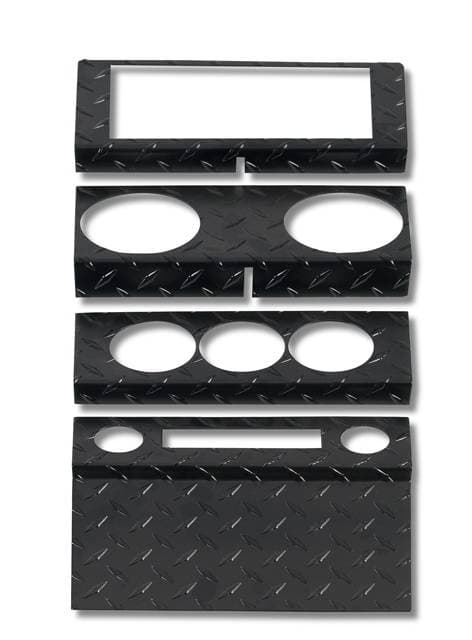 Jeep Wrangler Warrior Dash Panel - 2&4 Door Dash Panel Overlay - Manual Windows