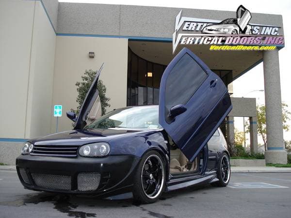 Volkswagen Golf VDI Vertical Lambo Door Hinge Kit - Direct Bolt On - VDCVOLKGOLF9806