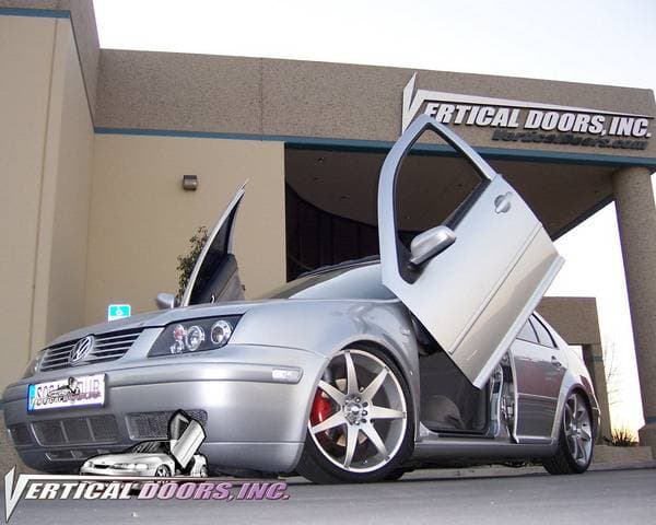 Volkswagen Jetta VDI Vertical Lambo Door Hinge Kit - Direct Bolt On - VDCVOLKJETTA0508