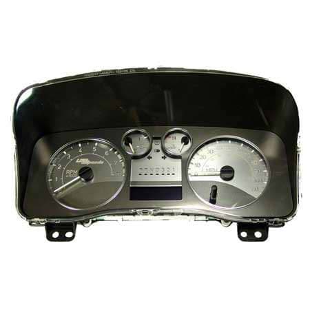 US Speedo Stainless Steel Gauge Face with Red Back without Needles - Displays MPH - SS H3 11R