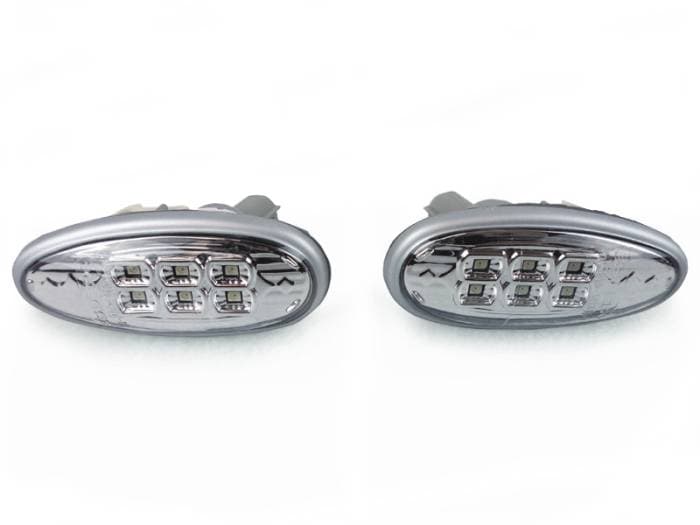 Mitsubishi Lancer EVO / 02-03 Lancer Clear Amber Led DEPO Side Marker Lights