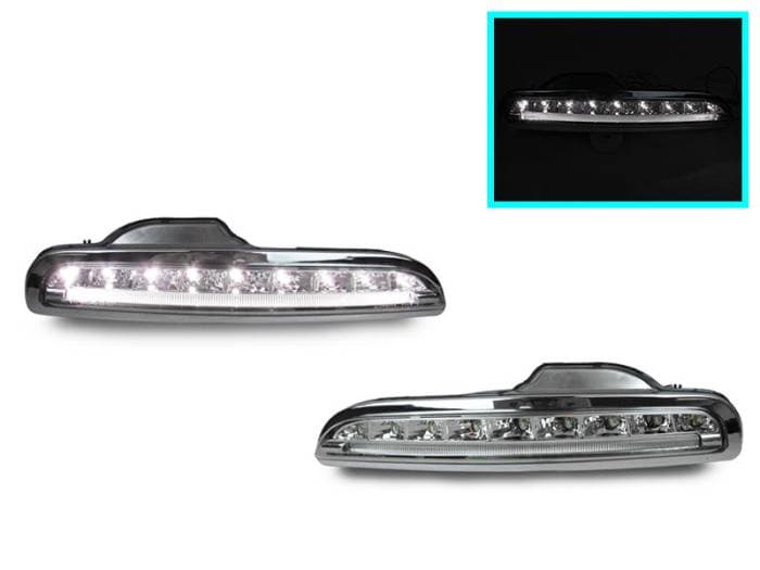 Porsche 987.1 Led Drl Style Front Led DEPO Bumper Light - Clear