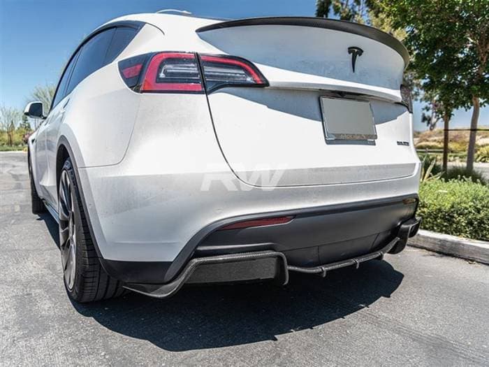 Tesla Model Y DTM Carbon Fiber Diffuser tesla020