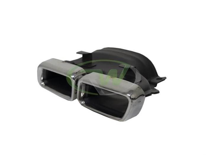 Mercedes C63 AMG Style Exhaust Tips - Polished Chrome mercw20531-2