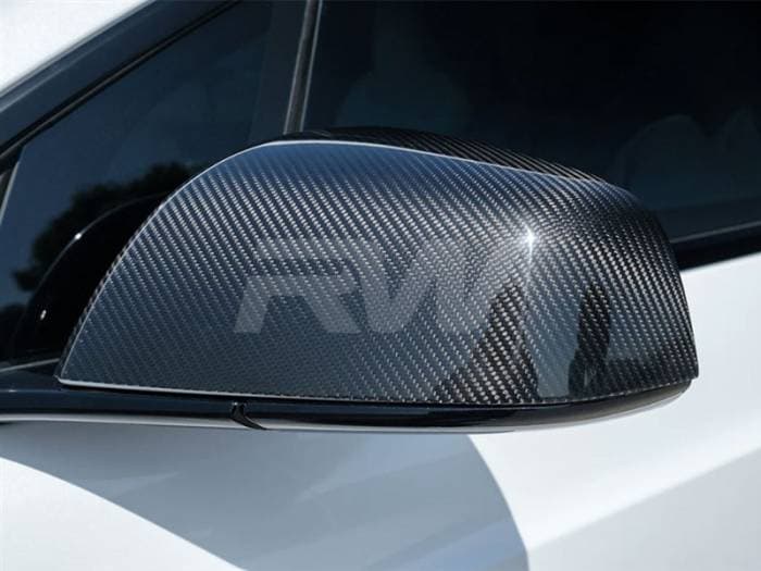 Tesla Model X Carbon Fiber Mirror Covers tesla031