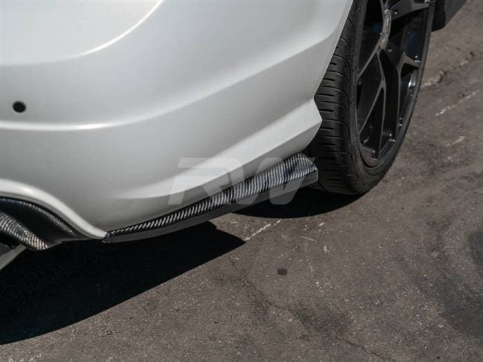 Mercedes W204 FL CF Rear Bumper Splitters mercw20446