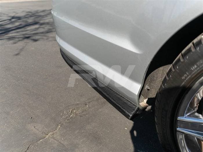Mercedes W204 Carbon Fiber Rear Bumper Splitters mercw20442