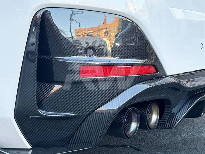 BMW G26 4-Series i4 Carbon Fiber Rear Trims bmwg2610